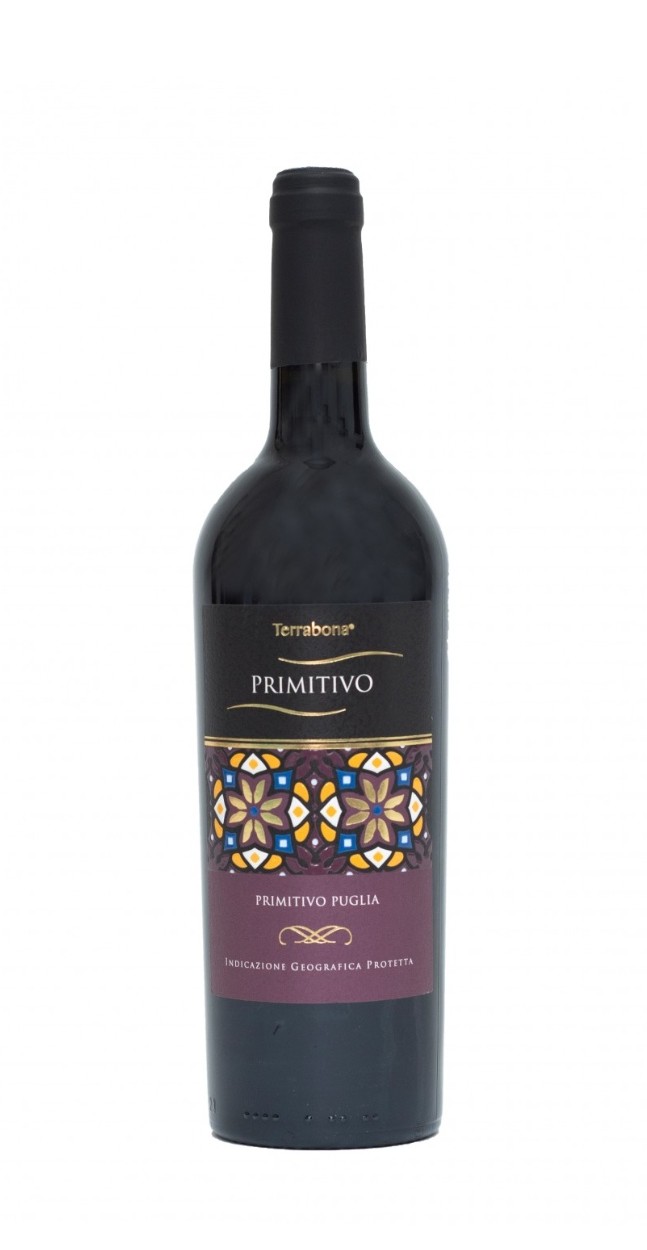 Vino Rosso Primitivo – Bottiglia da 0,75 Litri